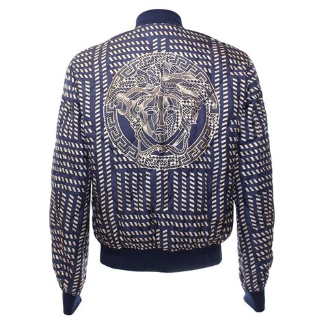 blue GIANNI VERSACE Jackets for Men 